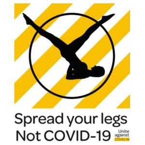 Spread Your Legs Not COVID-19 - Mug Design