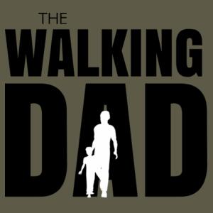The Walking Dad - Mens Base Longsleeve Tee - AS Colour Mens Stone Wash Barnard Tank Design