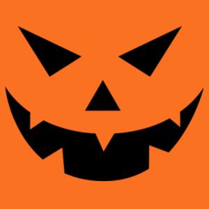 Halloween Jack O Lantern - AS Colour Youth Staple Tee Design