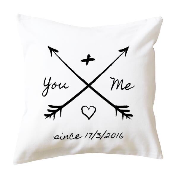 You And Me Since X/X/XXXX - Cushion cover Thumbnail