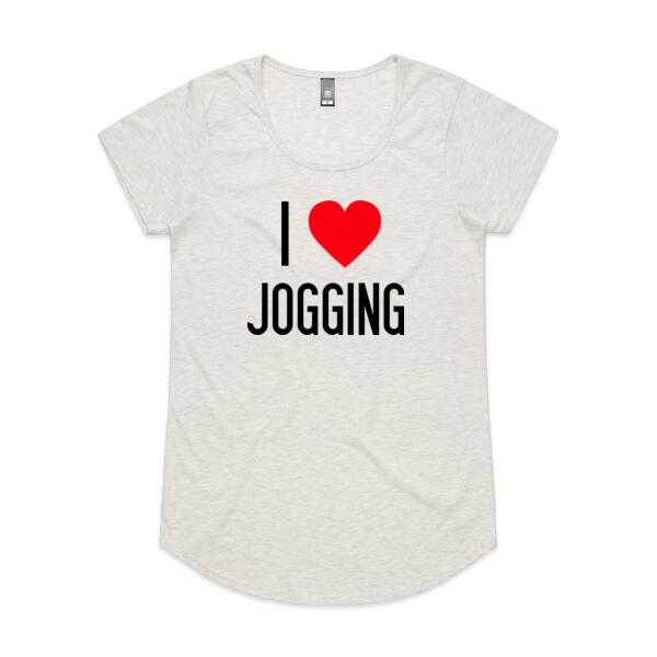 I Heart Jogging - Womens Mali Tee Thumbnail