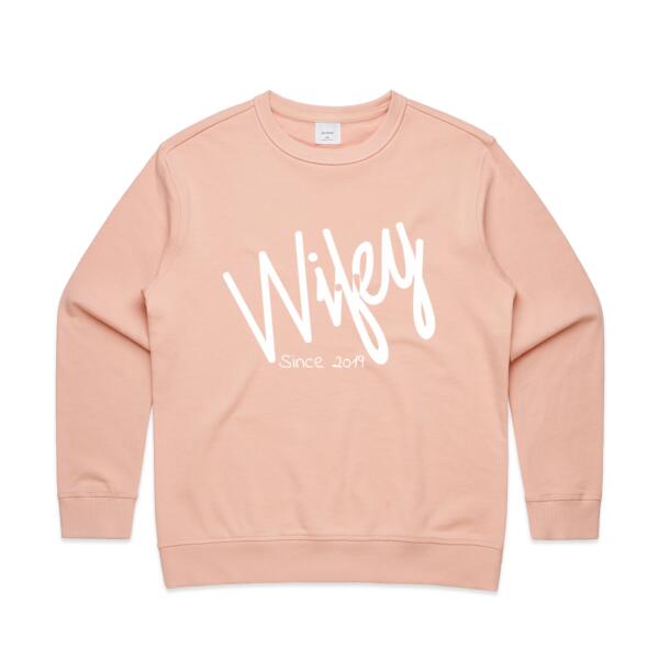 Wifey - Womens Premium Crew Thumbnail