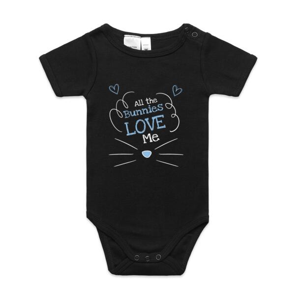 All The Bunnies Love Me - Customised Onesie - Mini-Me One-Piece Thumbnail