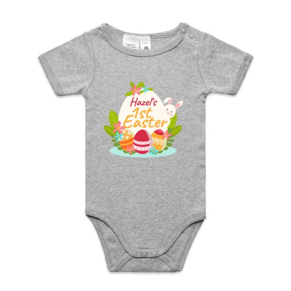 First Name First Easter - Custom Kids Easter Onsie - Mini-Me One-Piece Thumbnail