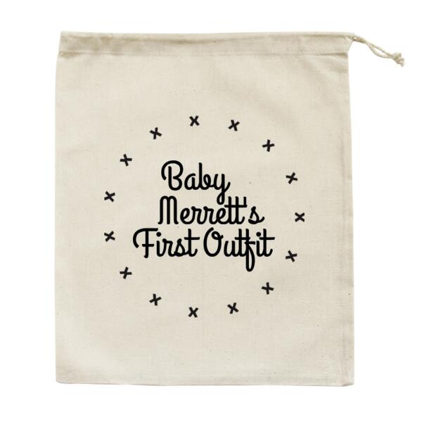 Baby's First Outfit - Medium Calico Bag Thumbnail