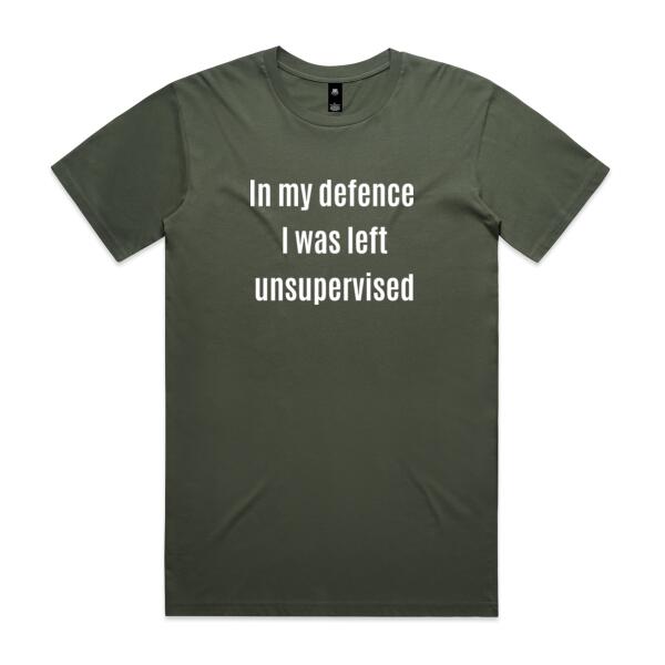 In my defence  - Mens Staple T shirt Thumbnail