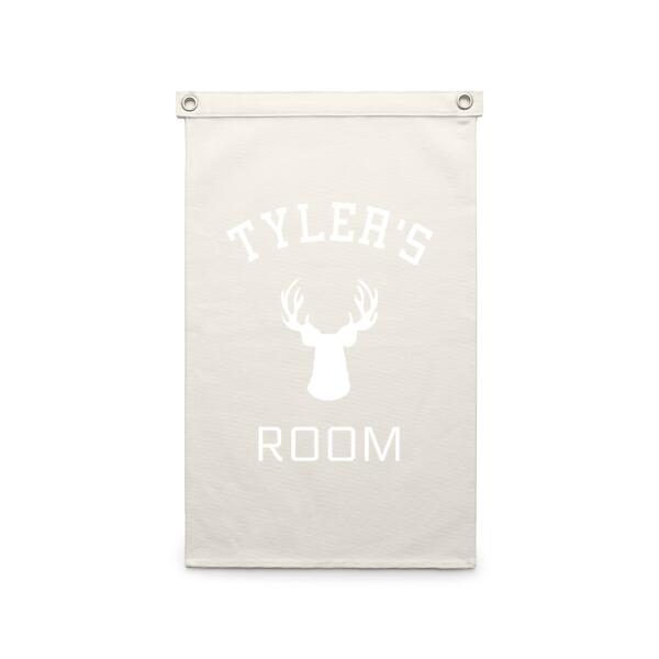 My Room Stag - Canvas Flag Thumbnail