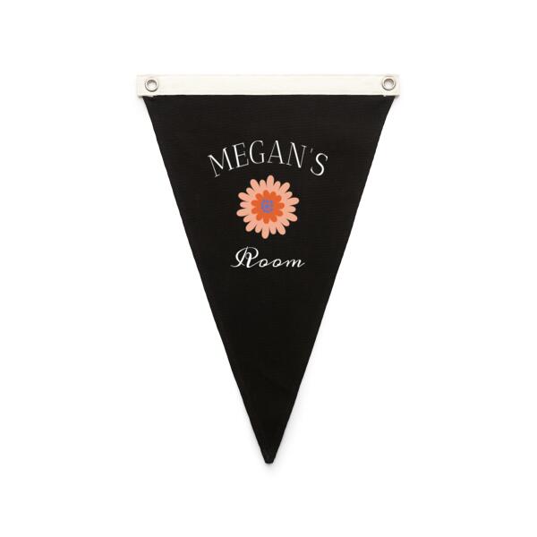 My Room with Flower - Pennant Flag Thumbnail