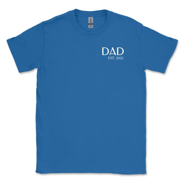 DAD Est - Mens Softstyle T-Shirt Thumbnail