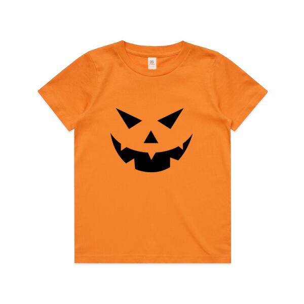 Halloween Jack O Lantern - AS Colour Youth Staple Tee Thumbnail