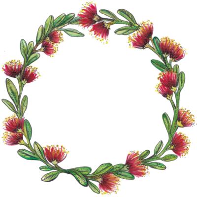 Pohutukawa Wreath Thumbnail