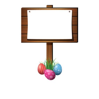 easter egg sign Thumbnail