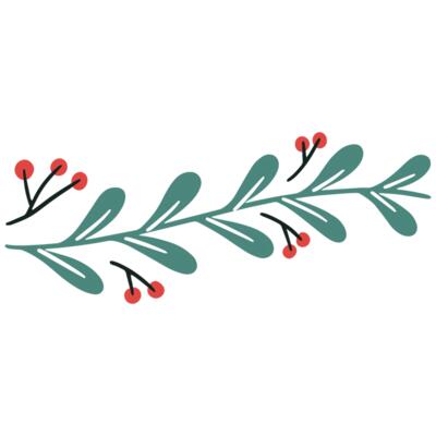 Christmas Holly Boarder Right Thumbnail