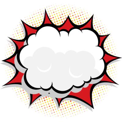 Comic Cloud Burst Thumbnail