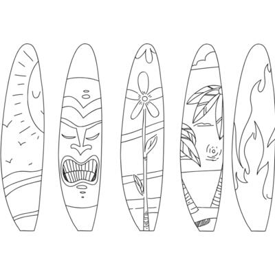 Surfboards Colour in Thumbnail